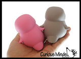 NEW - Marshmallow Penguin Animal Stress Balls - Ultra Soft Kneadable Fidget Squish Balls - Amazingly Soft Winter