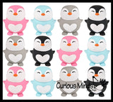 NEW - Marshmallow Penguin Animal Stress Balls - Ultra Soft Kneadable Fidget Squish Balls - Amazingly Soft Winter