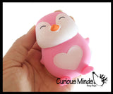 NEW - Marshmallow Penguin Animal Stress Balls - Ultra Soft Kneadable Fidget Squish Balls - Amazingly Soft Winter