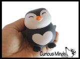 NEW - Marshmallow Penguin Animal Stress Balls - Ultra Soft Kneadable Fidget Squish Balls - Amazingly Soft Winter