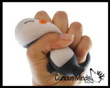 NEW - Marshmallow Penguin Animal Stress Balls - Ultra Soft Kneadable Fidget Squish Balls - Amazingly Soft Winter