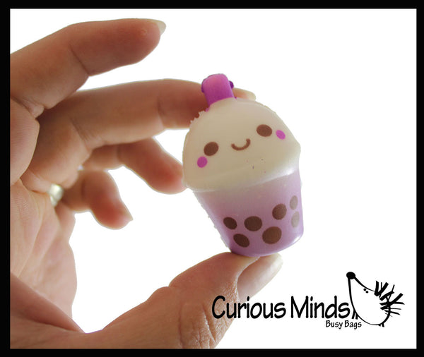 Mini Bubble Tea Drink Slow Rise Squishy Toys - Memory Foam Party Favor ...
