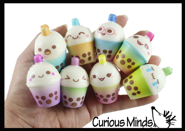 Mini Bubble Tea Drink Slow Rise Squishy Toys - Memory Foam Party Favor ...