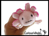 NEW - Tiny Axolotl Realistic Cute Plush Stuffed Animals - Adorable Soft and Cuddly Mini Animal Plushie Plushy