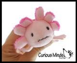 NEW - Tiny Axolotl Realistic Cute Plush Stuffed Animals - Adorable Soft and Cuddly Mini Animal Plushie Plushy