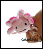 NEW - Tiny Axolotl Realistic Cute Plush Stuffed Animals - Adorable Soft and Cuddly Mini Animal Plushie Plushy