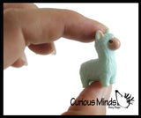 Cute Colorful Tiny Alpaca Figurines - Mini Toys - Small Novelty Prize Toy - Party Favors - Gift Llama