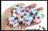 Cute Colorful Tiny Alpaca Figurines - Mini Toys - Small Novelty Prize Toy - Party Favors - Gift Llama