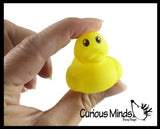 Small 1.5" Assorted Rubber Ducks - Rubber Duckies - Cute Novelty Prize Reward Giveaway