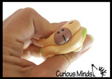 NEW - Capybara Dressed Mini Slow Rise Squishy Toy - Memory Foam Spongy Stress Fidget Ball