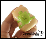 NEW - Capybara Dressed Mini Slow Rise Squishy Toy - Memory Foam Spongy Stress Fidget Ball