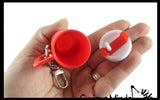 NEW - Small Mini Tumbler Cups Chapstick Holder- Plastic Container with Screw on Lid