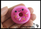 NEW - Donut Animal Food Mochi Squishy - Kawaii -  Cute Individually Wrapped Toys - Sensory, Stress, Fidget Party Favor Toy