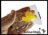 Duck Cute Animal Mochi Squishy Animals - Kawaii -  Cute Individually Wrapped Toys - Sensory, Stress, Fidget Party Favor Toy Gummy Duckies