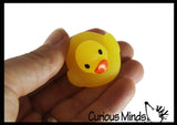 Duck Cute Animal Mochi Squishy Animals - Kawaii -  Cute Individually Wrapped Toys - Sensory, Stress, Fidget Party Favor Toy Gummy Duckies