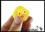 Duck Cute Animal Mochi Squishy Animals - Kawaii -  Cute Individually Wrapped Toys - Sensory, Stress, Fidget Party Favor Toy Gummy Duckies