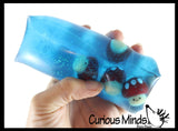 Jumbo Mushroom Water Filled Tube Snake Stress Toy - Squishy Slippery Wiggler Sensory Fidget Ball