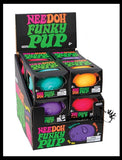 NeeDoh Dog Puppy Soft Doh Filled Stretch Ball - Ultra Squishy and Moldable Relaxing Sensory Fidget Stress Toy Nee Doh