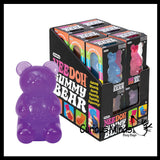 NeeDoh Gummy Bear - Gel Filled Stress Balll - Ultra Squishy and Moldable Relaxing Sensory Fidget Stress Toy Nee doh