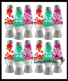 NEW - Mini Lava Lamp Squish and Flow Stress Ball Nee Doh.  Squeeze to Put Lava in Motion