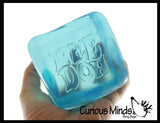 Nee Doh Nice Cube Ice Sugar Ball - Thick Glue/Gel Stretch Ball - Ultra Squishy and Moldable Slow Rise Relaxing Sensory Fidget Stress Toy