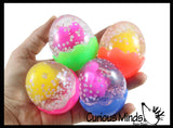 NEW - NeeDoh Egg Squeezter - Water Filled Ball with Bunny or Chick - Easter Toy Fidget Nee Doh