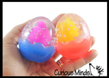 NEW - NeeDoh Egg Squeezter - Water Filled Ball with Bunny or Chick - Easter Toy Fidget Nee Doh