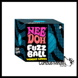 NEW - NeeDoh Fuzzball Waves Soft Doh Filled Stretch Ball - Ultra Squishy and Moldable Relaxing Sensory Fidget Stress Toy Nee Doh Fuzz