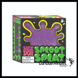 NeeDoh Sploot Splat Sugar Ball - Thick Glue/Gel Stretch Ball - Ultra Squishy and Moldable Slow Rise Relaxing Sensory Fidget Stress Toy