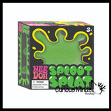 NeeDoh Sploot Splat Sugar Ball - Thick Glue/Gel Stretch Ball - Ultra Squishy and Moldable Slow Rise Relaxing Sensory Fidget Stress Toy