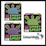 NeeDoh Sploot Splat Sugar Ball - Thick Glue/Gel Stretch Ball - Ultra Squishy and Moldable Slow Rise Relaxing Sensory Fidget Stress Toy