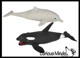 Sand Filled Orca, Dolphin, Shark - Moldable Sensory, Stress, Squeeze Fidget Toy ADHD Special Needs Soothing Ocean