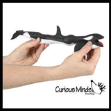 Sand Filled Orca, Dolphin, Shark - Moldable Sensory, Stress, Squeeze Fidget Toy ADHD Special Needs Soothing Ocean