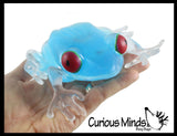 NEW - Jumbo Gooey Frog Fidget Stress Toy - Large Gel Filled Sensory Toy