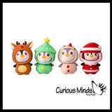 Cute Penguin in Christmas Themed Costume - Cute Removable Costume Doll Winter