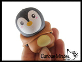 Cute Penguin in Christmas Themed Costume - Cute Removable Costume Doll Winter