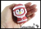 Cute Penguin in Christmas Themed Costume - Cute Removable Costume Doll Winter