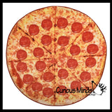 NEW - Fun Pizza Novelty Throw Blanket Wrap - Round 5 Foot Bedding