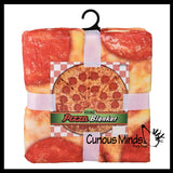 NEW - Fun Pizza Novelty Throw Blanket Wrap - Round 5 Foot Bedding