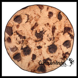 NEW - Fun Chocolate Chip Cookie Novelty Throw Blanket Wrap - Round 5 Foot Bedding