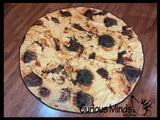 NEW - Fun Chocolate Chip Cookie Novelty Throw Blanket Wrap - Round 5 Foot Bedding