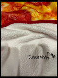 NEW - Fun Pizza Novelty Throw Blanket Wrap - Round 5 Foot Bedding