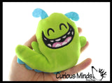 Plush Moving Sand Filled Fidget Toy - Sensory Stress Ball - Unique Feel - Ocean Animals and Monsters