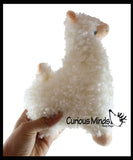 NEW - Wooly Alpaca Stuffed Animal Toy - Soft Animal Plushie  Stuffie. Llama- Soft Snuggly Toy