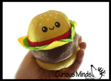 NEW - Small Burger Plush - Cute Hamburger Stuffed Toys