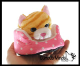 NEW - Cute Cat and Dog Pet in Bed Stuffed Animal Plush Toy - Adorable Stuffie with Pet Bed