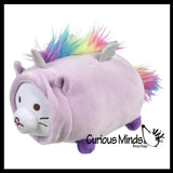 NEW - Plush Animals in Costumes -  Stuffed Animal Toy - Soft Plushie Stuffie - Cute Kawaii Dressed Up