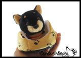 NEW - Cute Cat and Dog Pet in Bed Stuffed Animal Plush Toy - Adorable Stuffie with Pet Bed