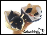 NEW - Cute Cat and Dog Pet in Bed Stuffed Animal Plush Toy - Adorable Stuffie with Pet Bed