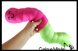 NEW - Large Gummy Worm Candy Plush - Plushie Stuffed Toys